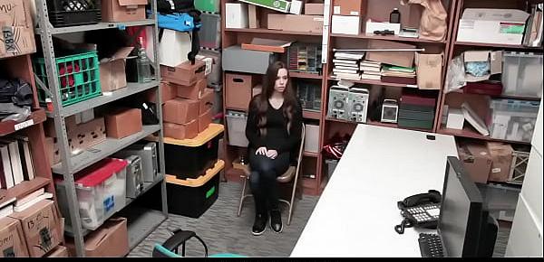  White Teen Gets Caught Shoplifting and Fucked